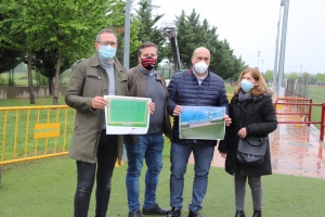 Logroño Deporte comienza a construir el graderío cubierto para 154 espectadores del campo de rugby de Pradoviejo