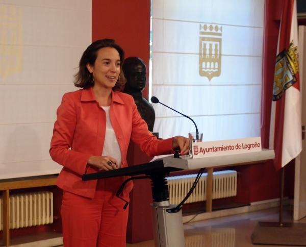 La alcaldesa destaca que la “suma y el esfuerzo de todos” ha hecho posible que Logroño sea proclamada ‘Ciudad Europea del Deporte 2014’