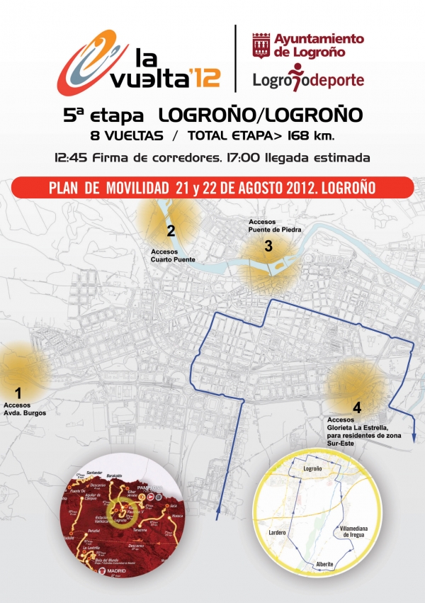 Plan de Movilidad especial con ocasión de La Vuelta Ciclista a España
