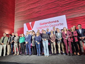 Logroño reconoce el compromiso y los valores del deporte en la gala de entrega de los Galardones de Logroño Deporte 2025