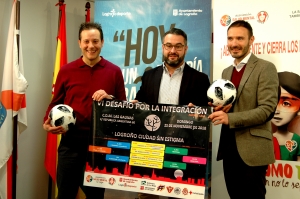 Logroño Deporte apoya de nuevo el ‘Desafío por la Integración’ de fútbol sala, que alcanza ya su sexta edición, con su patrocinio y participación