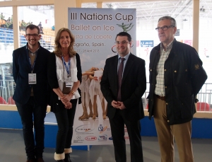 La pista de hielo de Lobete acoge desde hoy los entrenamientos de la Copa de las Naciones de Ballet sobre Hielo