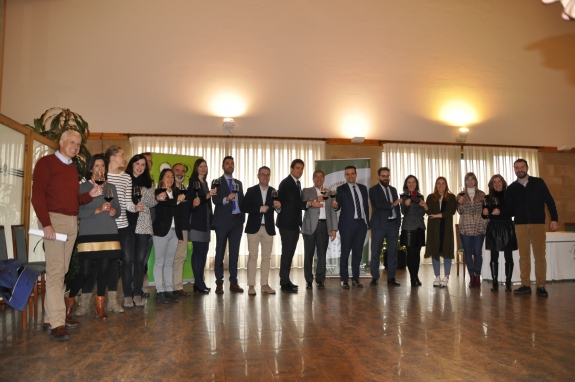 Logroño Deporte patrocina de nuevo la Liga Golf y Vino que cumple su VIII edición. Javier Merino destaca en su presentación la relevancia del evento como impulsor del golf y del turismo en la ciudad