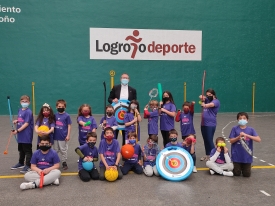 Una veintena de “mini héroes” han disfrutado de la Semana Blanca en el Centro Deportivo Municipal Las Gaunas