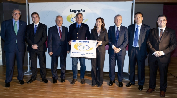 La alcaldesa presenta la candidatura de Logroño a Ciudad Europea del Deporte 2014