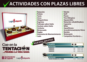 Actividades con plazas libres