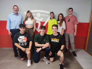 Logroño Deporte forma a nueve jóvenes estudiantes de Grado de Acondicionamiento Físico