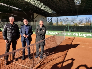 Logroño Deporte renovará las ocho pistas de tenis de Las Norias