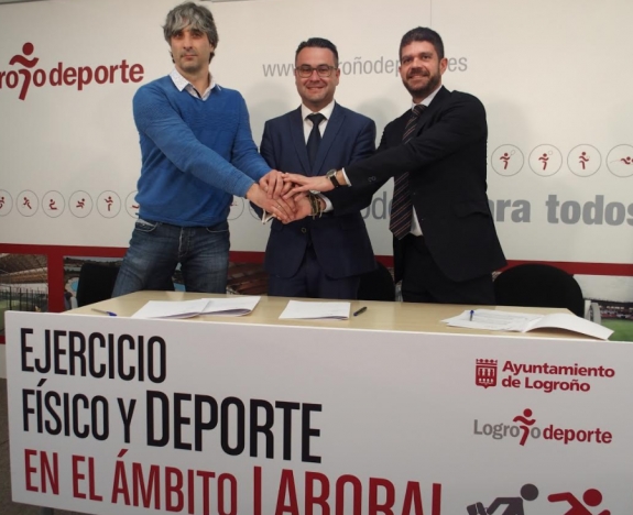 Rioja Medios, Nueva Rioja, Rioja TV y Jae&amp;Metalband, nuevas empresas que se adhieren al Programa Ejercicio Físico y Deporte en el Ámbito Laboral de Logroño Deporte