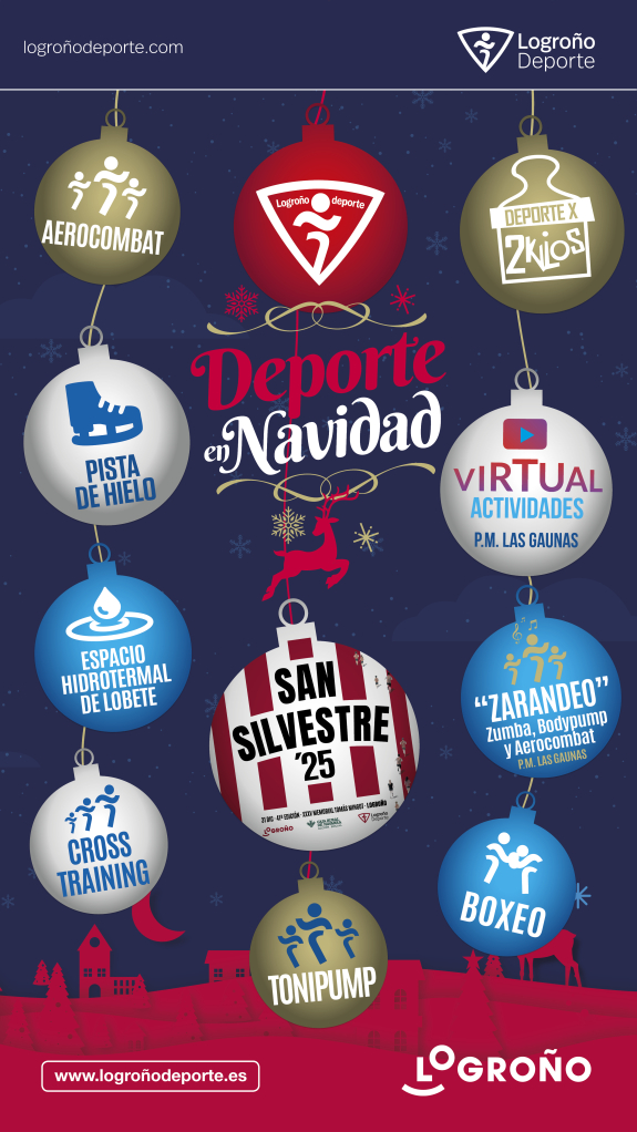 Logro&ntilde;o Deporte ofrece un completo programa de actividades para promover el ejercicio f&iacute;sico estas Navidades