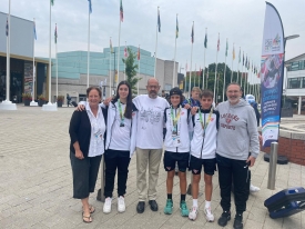 Antoñanzas, satisfecho con la gran experiencia “deportiva y de convivencia” de los atletas logroñeses en los 54º Juegos Internacionales Escolares de Inglaterra