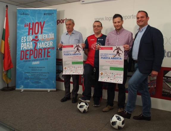 Logroño Deporte colabora con ARFES en el XVII Torneo Nacional de Fútbol 7 ‘Puerta Abierta. Logroño, ciudad sin estigma&#039;