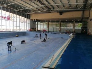 Logroño Deporte aprovecha el verano para realizar labores intensivas de mantenimiento en su red de instalaciones