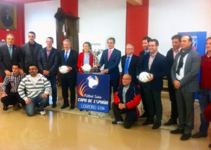 La alcaldesa resalta la “capacidad organizativa de Logroño y la confianza de la Liga Nacional de Fútbol Sala para volver a ser sede de la XXV Copa de España”