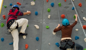 Escalada en rocodromo