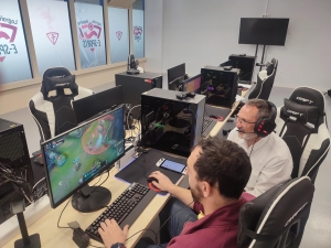 Logroño Deporte abre en Lobete el primer espacio de e-sports público de Logroño