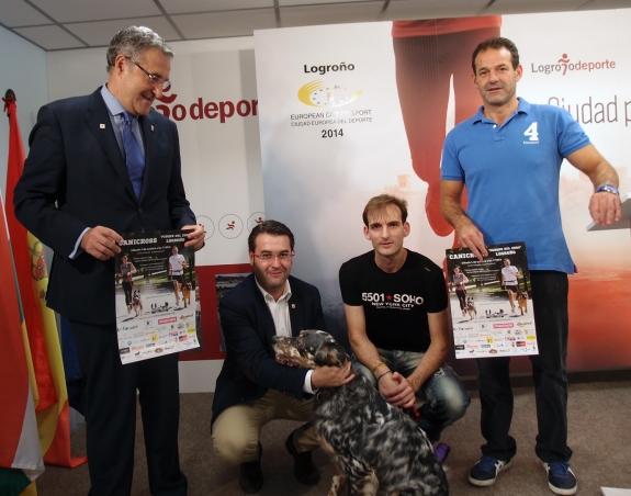 Logroño Deporte colabora en el primer ‘Canicross’ que este sábado se realizará en el Parque del Ebro