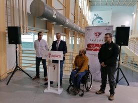 La Delegación de Actividades Subacuáticas y Logroño Deporte apuestan por el buceo adaptado para “mejorar la integración y el bienestar físico y psíquico de personas con otras capacidades”