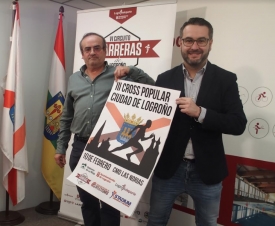 Merino presenta el III Cros Popular Ciudad de Logroño y destaca “que volverá a ser una bonita jornada de convivencia que acercará el atletismo popular al federado”