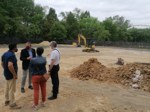 La polipista para deportes de playa de Las Norias estará terminada a mediados de agosto