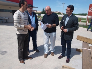 Logroño Deporte destina 17.900 euros a la  construcción de una cubierta en el campo de fútbol del CD Varea
