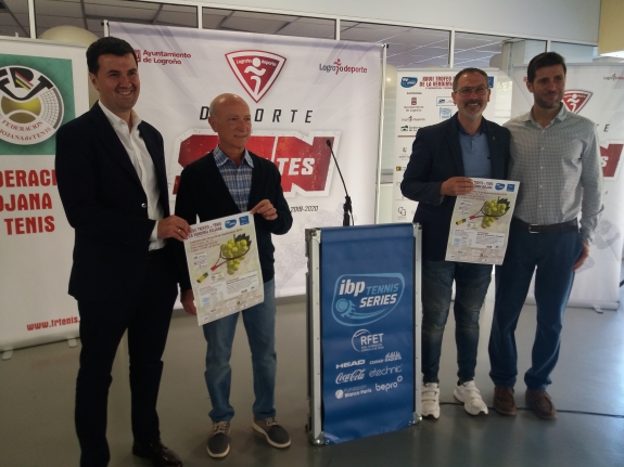 Antoñanzas: “El Trofeo de Tenis de la Vendimia gana en interés, incrementando el número y nivel de participantes, al incorporarse al Circuito IBP Tennis Series”